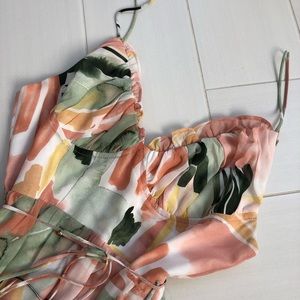 COPY - Hello Molly: Abstract Print Midi dress/ Size L